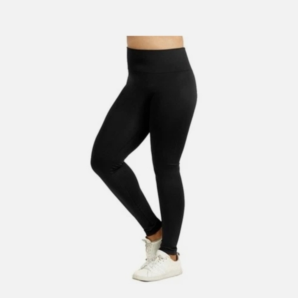 NWT Sofra Black High-Waist Stretch Leggings.